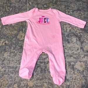 Pink onesie 3-6months from Juicy Couture